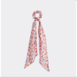 Frangipani Floral Long Tail Scrunchie